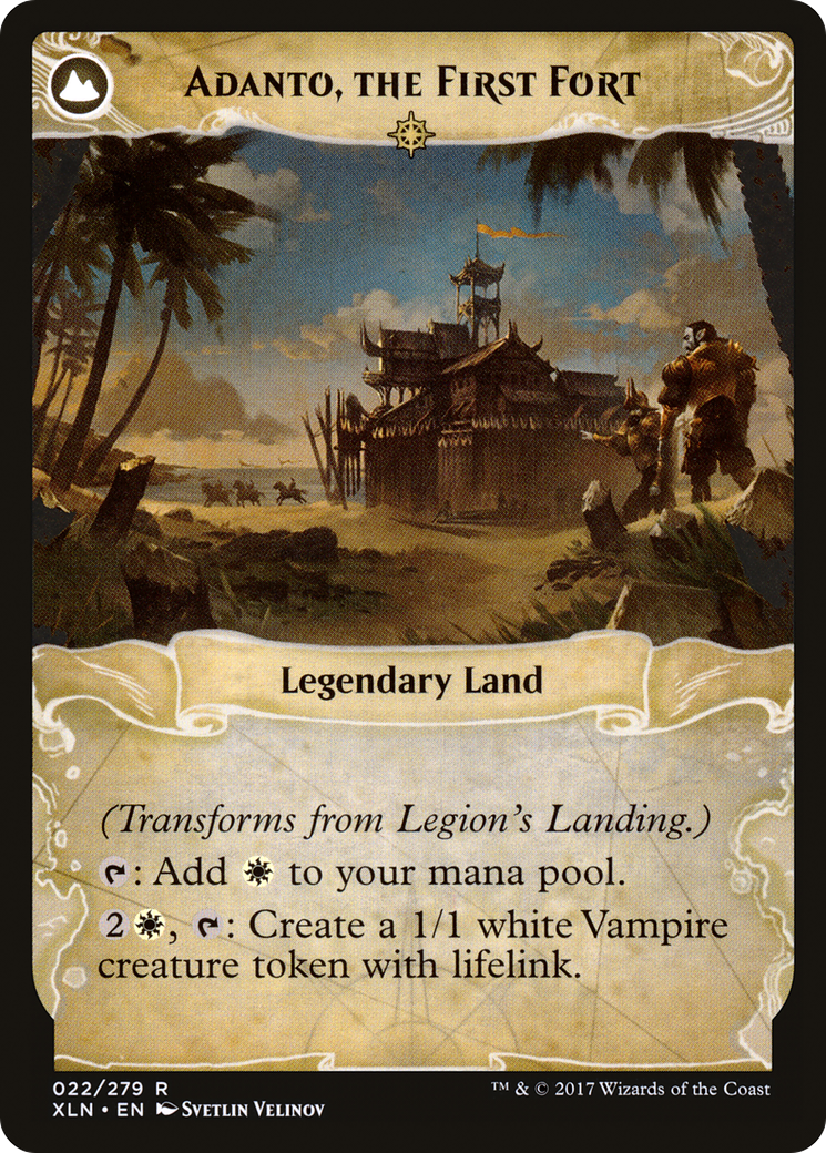 Legion's Landing // Adanto, the First Fort (XLN-022) - rare: (compasslanddfc)