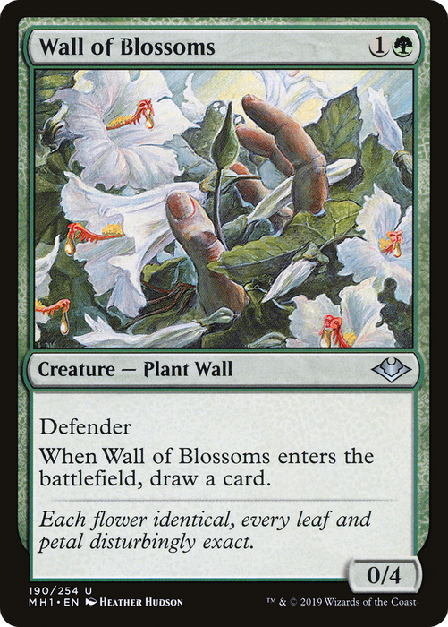 Wall of Blossoms (MH1-190) - uncommon - Foil