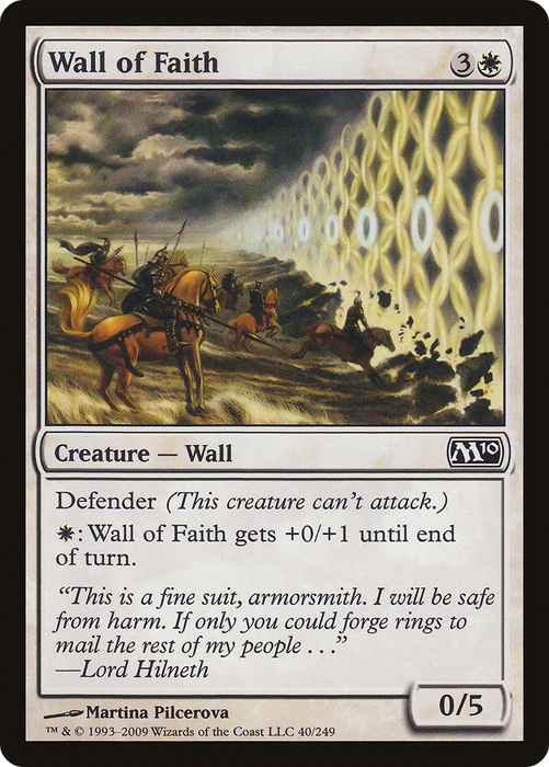 Wall of Faith (M10-040) - common - Foil