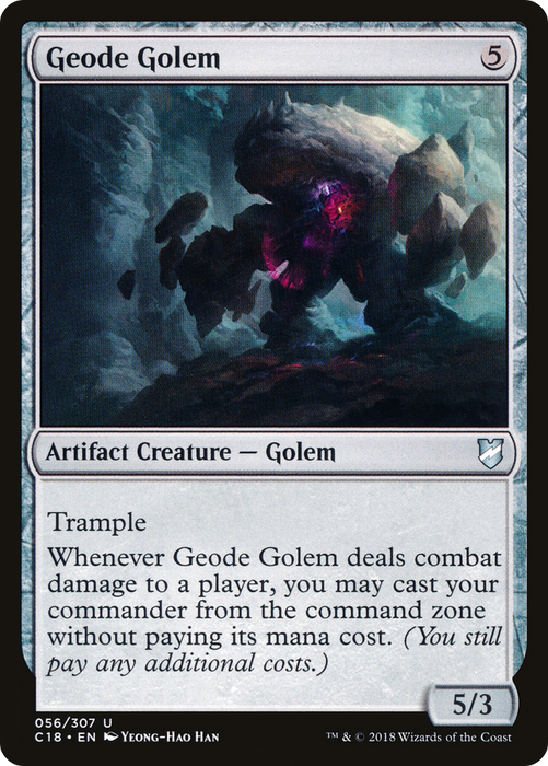 Geode Golem (C18-056) - uncommon
