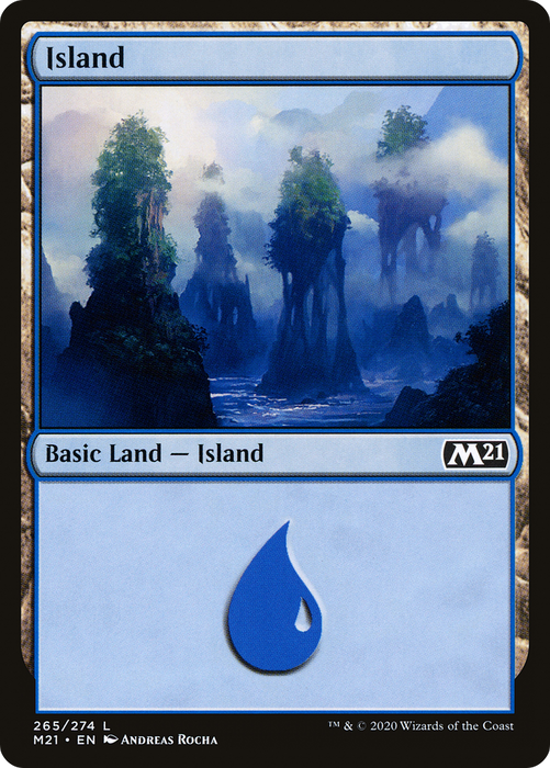 Island (M21-265) - common - Foil