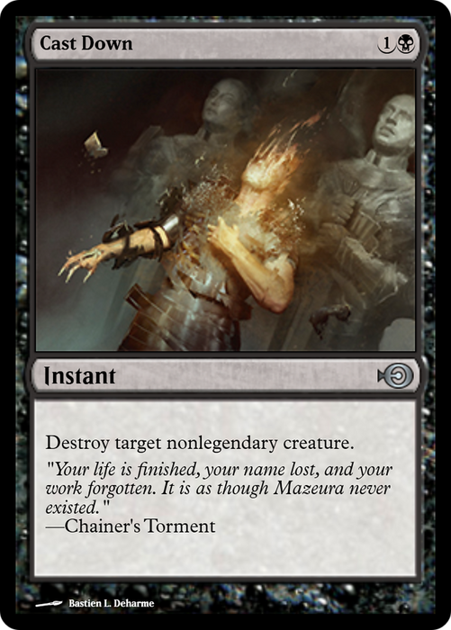 Cast Down (PRM-68049) - uncommon - Foil