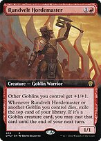 Rundvelt Hordemaster (DMU-409) - rare: (Extended Art) - Foil