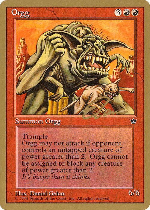 Orgg (WCD-ET63) - rare