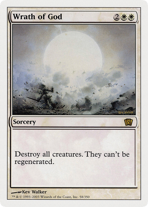 Wrath of God (8ED-058) - rare