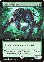 Predatory Sliver (SLD-654) - rare: (Extended Art) - Foil