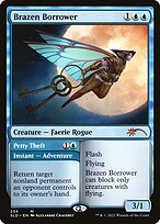 Brazen Borrower // Petty Theft (SLD-234) - mythic - Foil