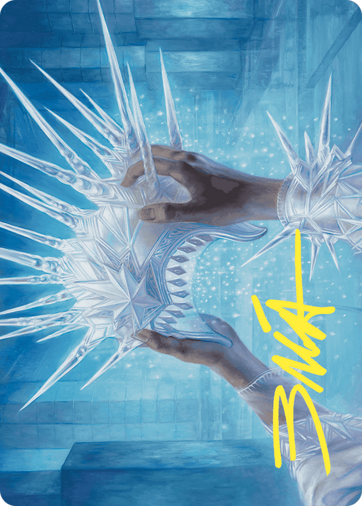 Hylda's Crown of Winter // Hylda's Crown of Winter (AWOE-043) - common (Borderless) - Foil