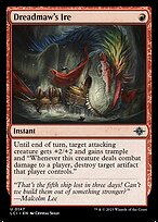 Dreadmaw's Ire (LCI-147) - uncommon - Foil
