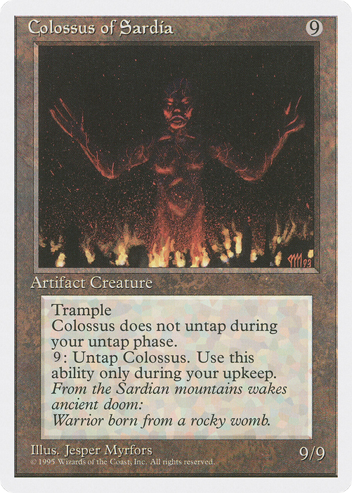 Colossus of Sardia (4ED-308) - rare