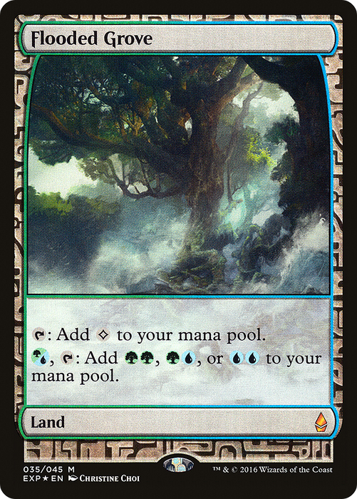 Flooded Grove (EXP-035) - mythic - Foil