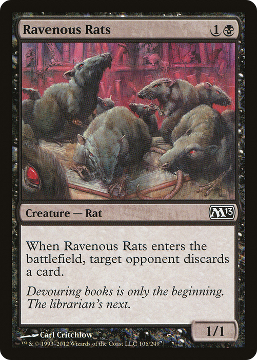 Ravenous Rats (M13-106) - common - Foil