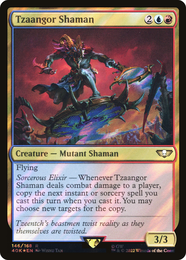 Tzaangor Shaman (40K-146★) - rare - Foil