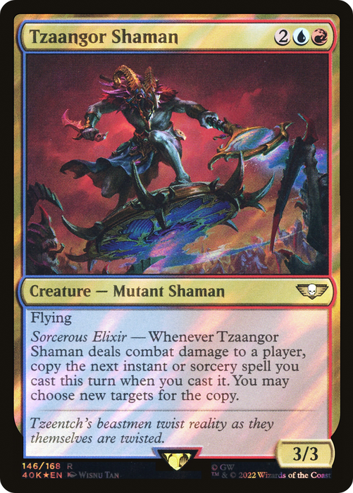 Tzaangor Shaman (40K-146★) - rare - Foil
