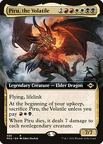 Piru, the Volatile (MH2-466) - rare: (Extended Art) - Foil