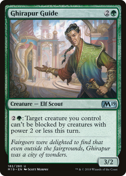 Ghirapur Guide (M19-182) - uncommon - Foil