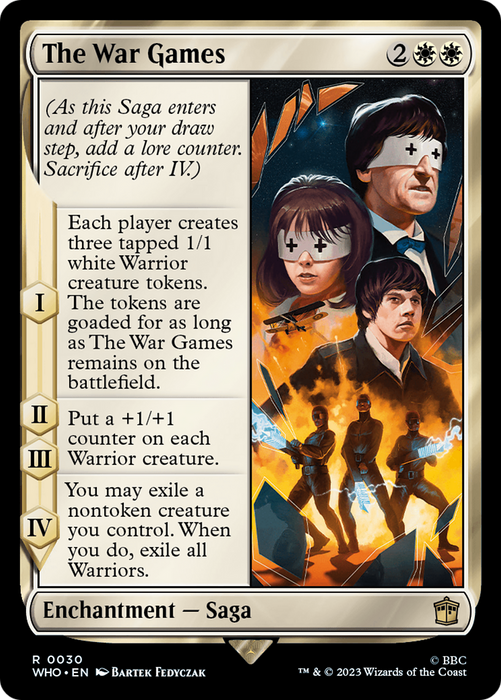 The War Games (WHO-030) - rare - Foil