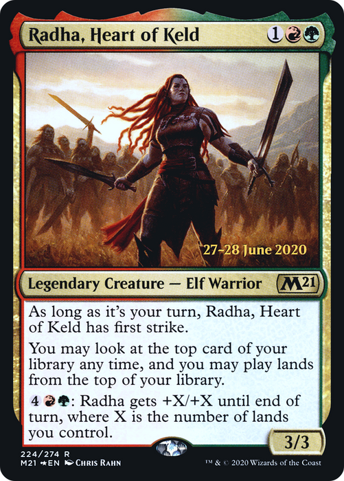 Radha, Heart of Keld (PRE-224S) - rare - Foil