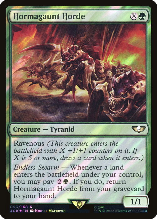 Hormagaunt Horde (40K-93★) - rare - Foil