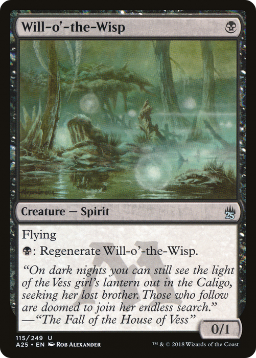 Will-o'-the-Wisp (A25-115) - uncommon - Foil