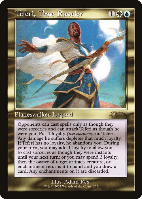 Teferi, Time Raveler (SLD-252) - rare