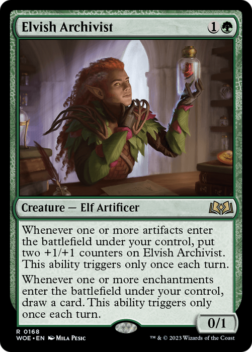 Elvish Archivist (WOE-168) - rare
