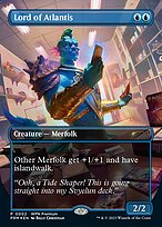 Lord of Atlantis (WPN-002) - rare (Borderless) - Foil