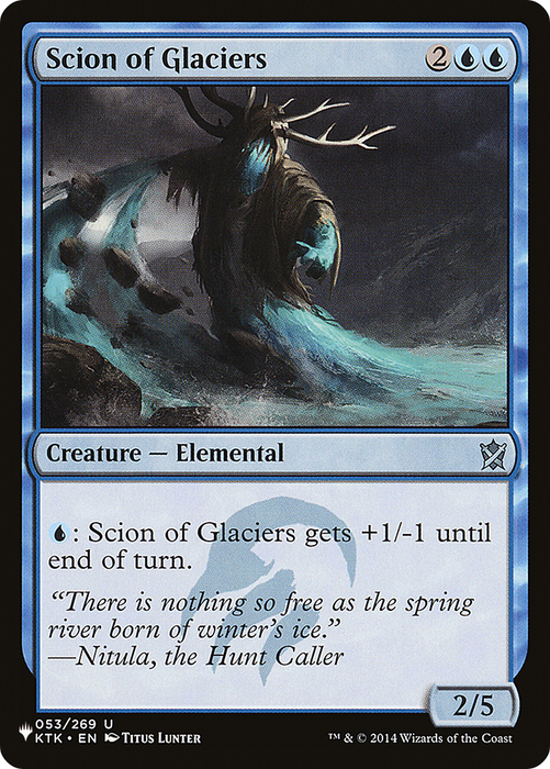 Scion of Glaciers (LIST-KTK-53) - uncommon