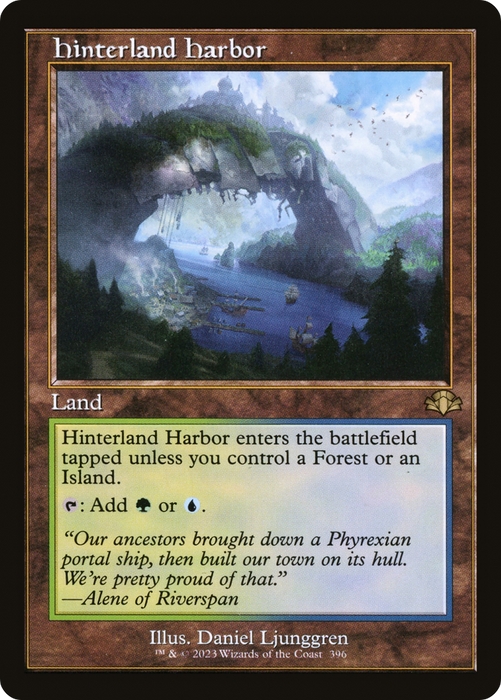 Hinterland Harbor (DMR-396) - rare - Foil