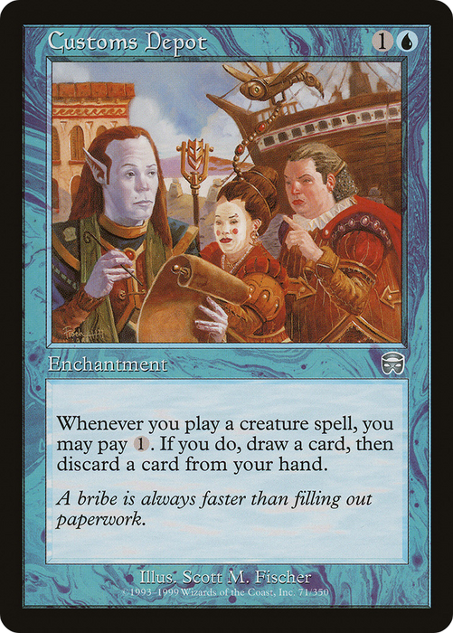 Customs Depot (MMQ-071) - uncommon - Foil