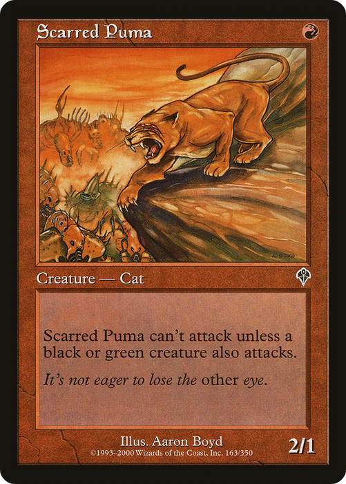 Scarred Puma (INV-163) - common - Foil