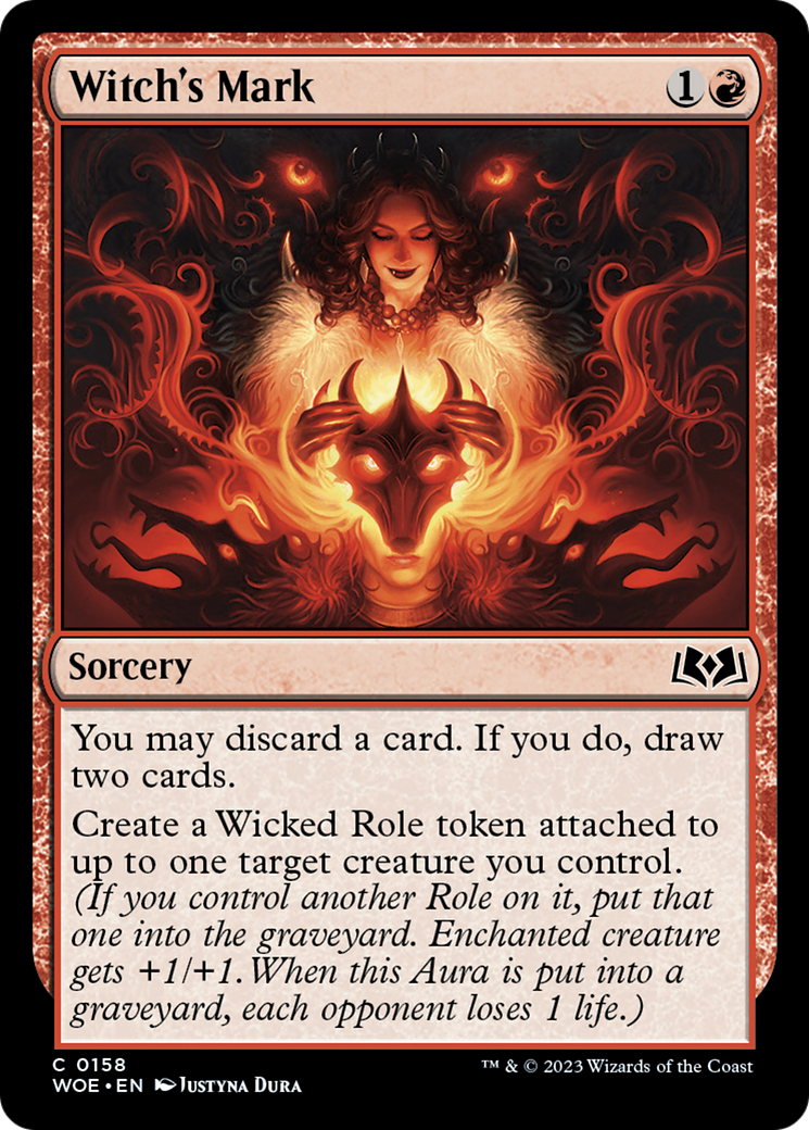 Witch's Mark (WOE-158) - common - Foil