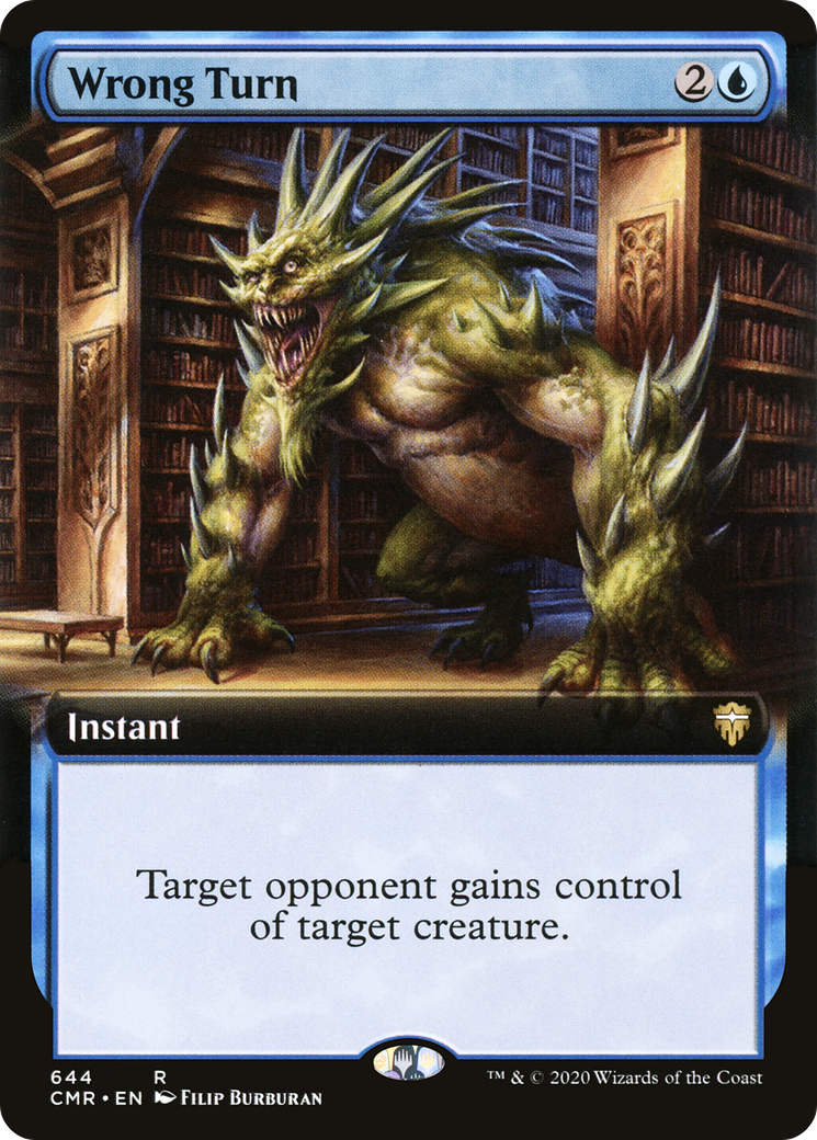 Wrong Turn (CMR-644) - rare: (Extended Art) - Foil