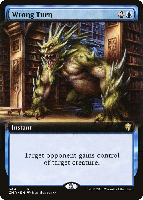 Wrong Turn (CMR-644) - rare: (Extended Art) - Foil