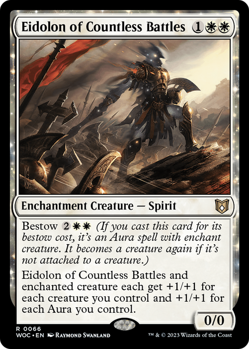 Eidolon of Countless Battles (WOC-066) - rare: (enchantment)
