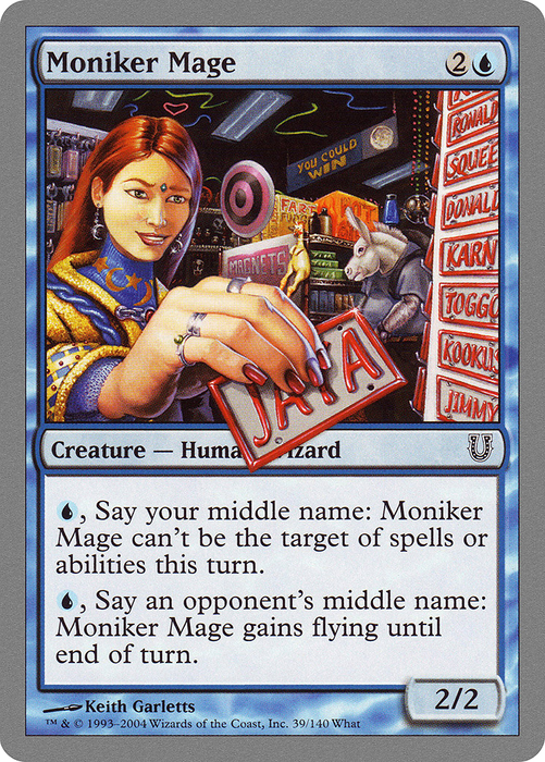 Moniker Mage (UNH-039) - common - Foil