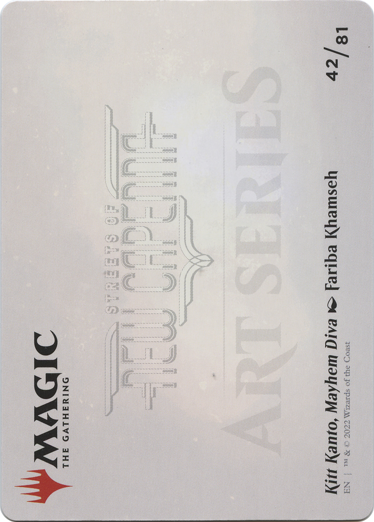 Kitt Kanto, Mayhem Diva // Kitt Kanto, Mayhem Diva (ASNC-042) - common (Borderless) - Foil