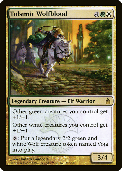 Tolsimir Wolfblood (RAV-236) - rare - Foil
