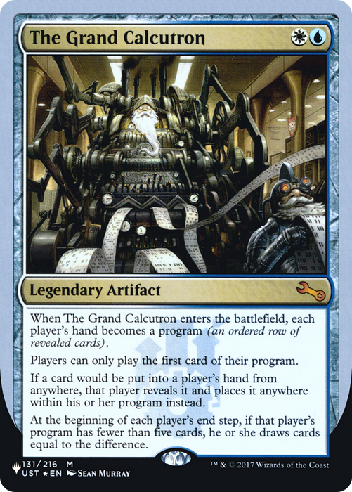The Grand Calcutron (LIST-047) - mythic - Foil