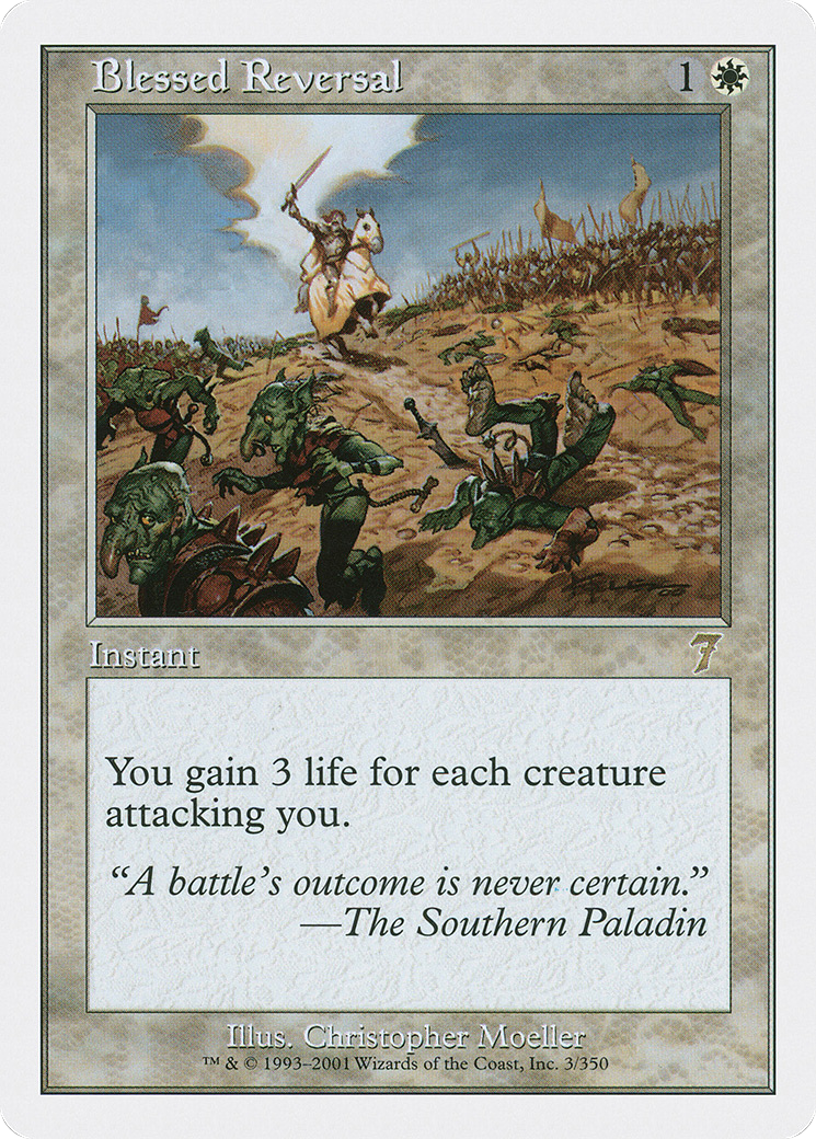 Blessed Reversal (7ED-003) - rare
