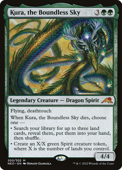 Kura, the Boundless Sky (NEO-200) - mythic - Foil
