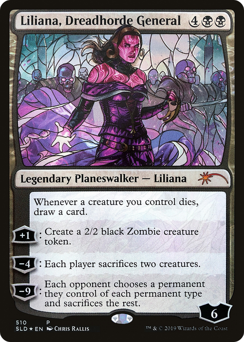 Liliana, Dreadhorde General (SLD-510) - mythic - Foil