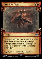 Fear, Fire, Foes! (LTR-576) - uncommon: (Showcase) - Foil