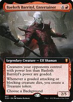 Baeloth Barrityl, Entertainer (CLB-627) - mythic: (Extended Art)
