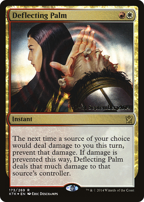 Deflecting Palm (PRE-173S) - rare - Foil