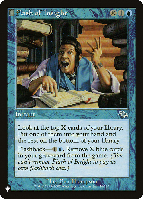 Flash of Insight (LIST-JUD-40) - uncommon: (tombstone)
