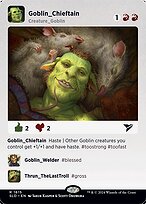 Goblin Chieftain (SLD-1615) - rare (Borderless)