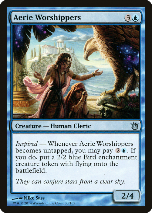 Aerie Worshippers (BNG-030) - uncommon - Foil