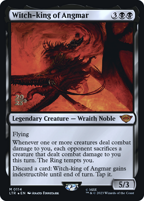 Witch-king of Angmar (PRE-114S) - mythic - Foil