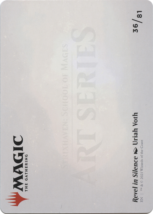 Revel in Silence // Revel in Silence (ASTX-036) - common (Borderless) - Foil